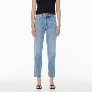 Agolde Fen High-Waisted Tapered Straight Jeans